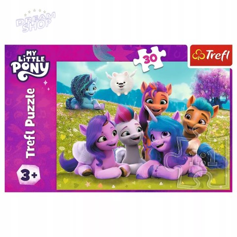 Puzzle Przyjacielskie Koniki Pony 30 elementów Kucyki Pony Trefl 18299 Puzzle Przyjacielskie Koniki Pony 30 elementów Kucyki Pony Trefl 18299