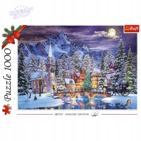 Puzzle krajobraz świąteczna atmosfera 1000 elementów Trefl 10629 Puzzle krajobraz świąteczna atmosfera 1000 elementów Trefl 10629