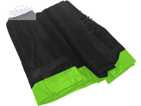 Siatka ochronna SkyRamiz Zielony do trampoliny ogrodowej 427cm/14FT 8 tuneli na słupki Siatka ochronna SkyRamiz Zielony do trampoliny ogrodowej 427cm/14FT 8 tuneli na słupki