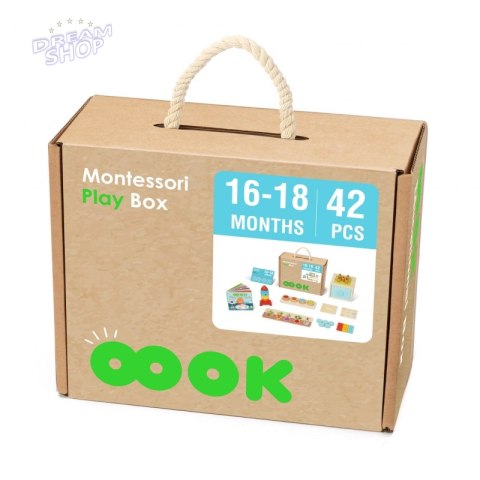TOOKY TOY Box Pudełko XXL Montessori Edukacyjne 7w1 Sensoryczne 16-18 Mies. TOOKY TOY Box Pudełko XXL Montessori Edukacyjne 7w1 Sensoryczne 16-18 Mies.