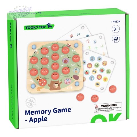 TOOKY TOY Memory Gra Pamięciowa Jabłuszka