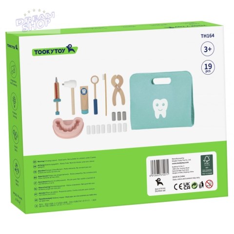 TOOKY TOY Zestaw Małego Dentysty Walizka Lekarza 19 el. TOOKY TOY Zestaw Małego Dentysty Walizka Lekarza 19 el.