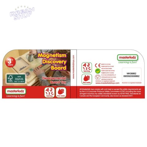 Zabawa Magnetyczna Tablica Edukacyjna Masterkidz Kompas