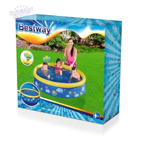 Basenik rozporowy z Natryskiem dla dzieci Pszczółki 152x38 BESTWAY