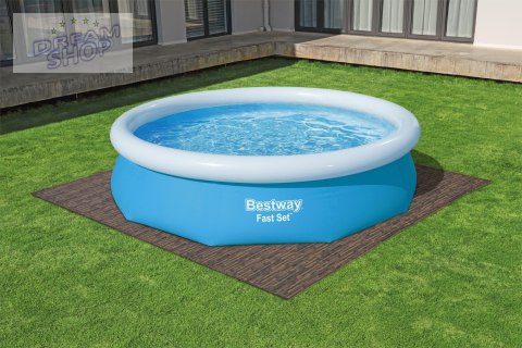 Piankowa Mata pod basen ogrodowy Imitacja drewna 12 szt. 50x50cm BESTWAY Piankowa Mata pod basen ogrodowy Imitacja drewna 12 szt. 50x50cm BESTWAY