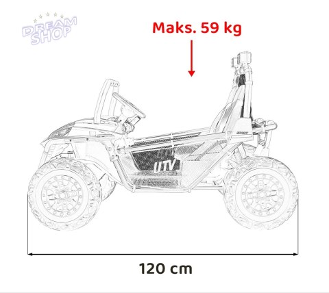 Pojazd Buggy FASTER 4x4 Niebieski Pojazd Buggy FASTER 4x4 Niebieski