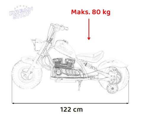Pojazd Motorek Chopper Warrior Niebieski Pojazd Motorek Chopper Warrior Niebieski
