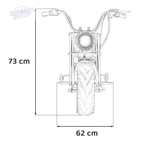 Pojazd Motorek Chopper Warrior Niebieski Pojazd Motorek Chopper Warrior Niebieski