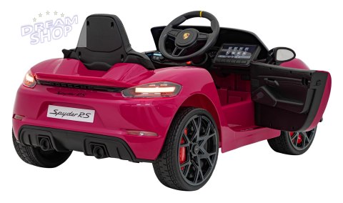 Pojazd Porsche 718 Lakier Różowy Pojazd Porsche 718 Lakier Różowy
