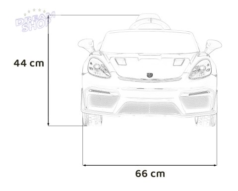 Pojazd Porsche 718 Lakier Różowy Pojazd Porsche 718 Lakier Różowy