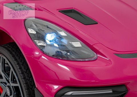 Pojazd Porsche 718 Różowy MP4