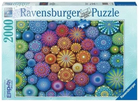 Puzzle 2000 Tęczowe mandale