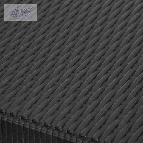 Składana ławka cateringowa RATTAN 180 cm czarna Składana ławka cateringowa RATTAN 180 cm czarna