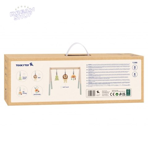 TOOKY TOY Baby Gym Stojak Edukacyjny Gimnastyczny 3 Zawieszki