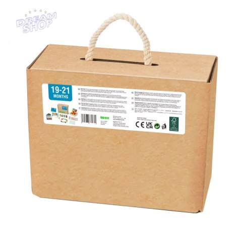 TOOKY TOY Box Pudełko XXL Montessori Edukacyjne 7w1 Sensoryczne 19-21 Mies.