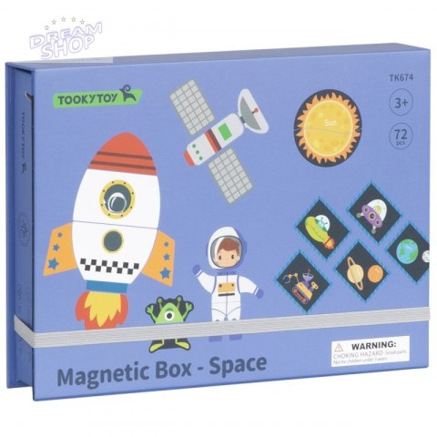 TOOKY TOY Układanka Magnetyczna Kosmos Puzzle TOOKY TOY Układanka Magnetyczna Kosmos Puzzle