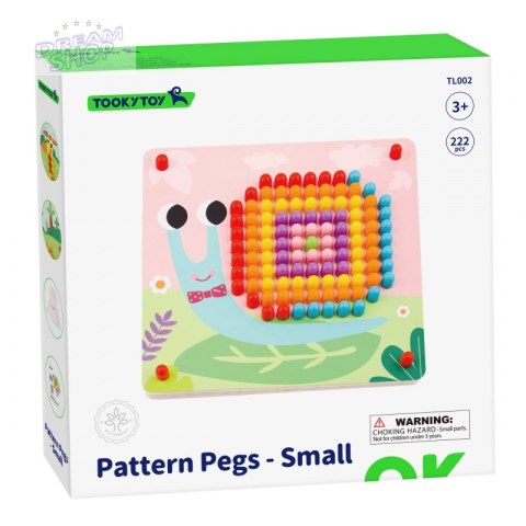 TOOKY TOY Układanka z Pinezkami Kołki Wpinaczka TOOKY TOY Układanka z Pinezkami Kołki Wpinaczka