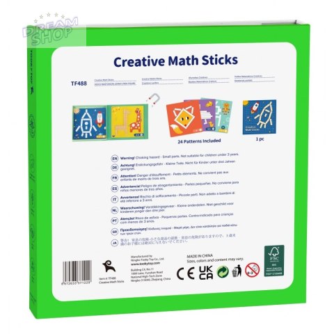 Tooky Toy Układanka Gra Logiczna Łamigłówki Klocki Magnetyczne dla Dzieci 49 el. Tooky Toy Układanka Gra Logiczna Łamigłówki Klocki Magnetyczne dla Dzieci 49 el.