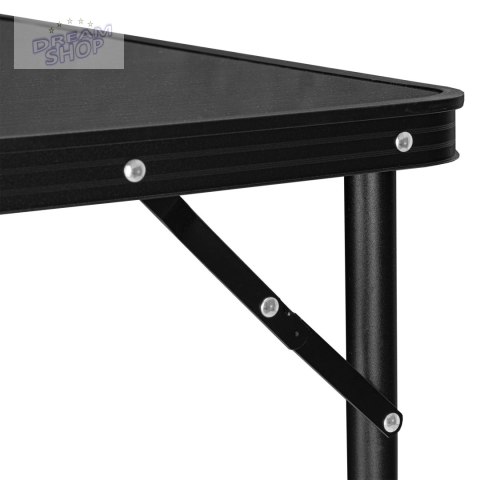 Zestaw turystyczny TRAMP BLACK WOOD czarny 120x60 cm