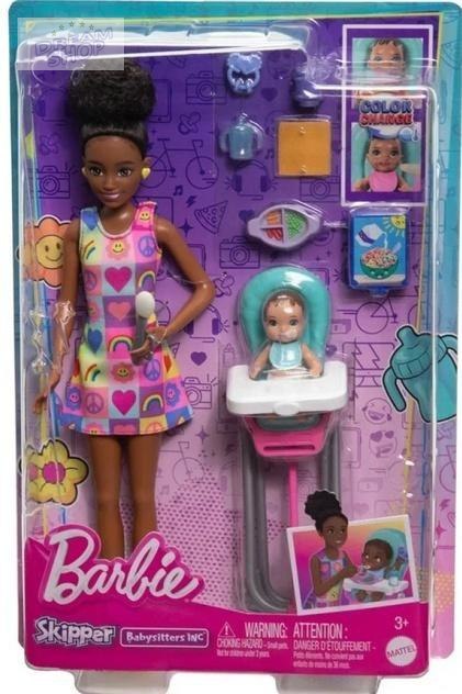 Barbie Skipper zestaw opiekunka HTK34 Barbie Skipper zestaw opiekunka HTK34