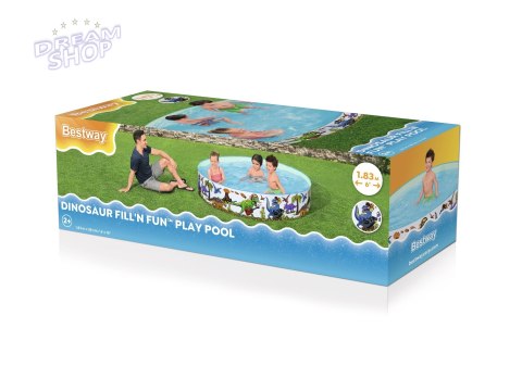 Basen Fill N Fun Pool Dinozaury BESTWAY