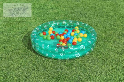 Basenik Zielony 91x20cm + Piłeczki BESTWAY Basenik Zielony 91x20cm + Piłeczki BESTWAY