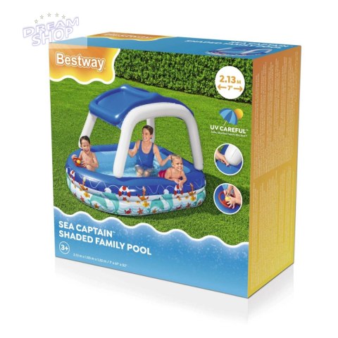 Basenik z Daszkiem 213x155cm Ocean BESTWAY Basenik z Daszkiem 213x155cm Ocean BESTWAY