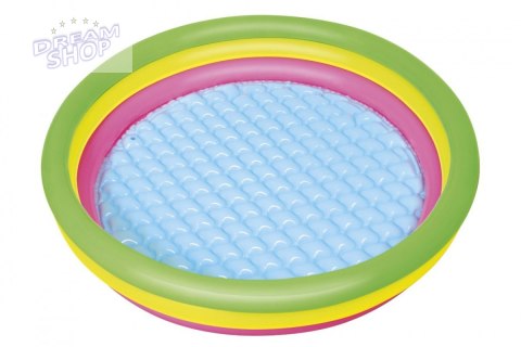 Dmuchany Basen dla dzieci Brodzik Tęcza 102x25cm BESTWAY + Łatka naprawcza Dmuchany Basen dla dzieci Brodzik Tęcza 102x25cm BESTWAY + Łatka naprawcza