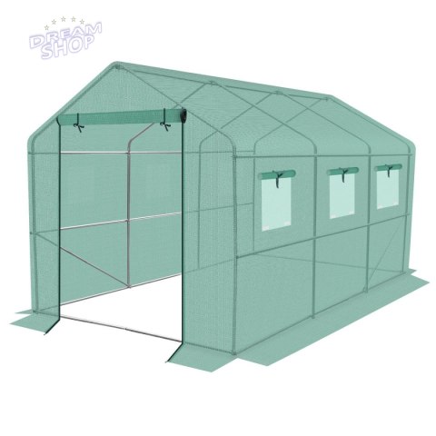 FOLIA POSZYCIE COVER NA TUNEL OGRODOWY SZKLARNIĘ 200x350x200CM ZIELONA FOLIA POSZYCIE COVER NA TUNEL OGRODOWY SZKLARNIĘ 200x350x200CM ZIELONA