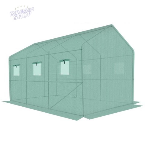 FOLIA POSZYCIE COVER NA TUNEL OGRODOWY SZKLARNIĘ 200x350x200CM ZIELONA FOLIA POSZYCIE COVER NA TUNEL OGRODOWY SZKLARNIĘ 200x350x200CM ZIELONA