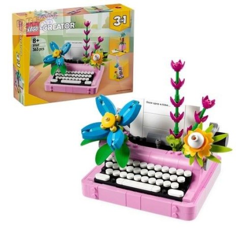 LEGO(R) CREATOR 31169 Maszyna do pisania z kwiatami