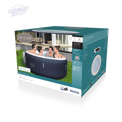 Lay-Z-Spa Miami Air Jet Jacuzzi BESTWAY Lay-Z-Spa Miami Air Jet Jacuzzi BESTWAY
