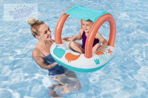 Ponton Życie Wodne z Daszkiem 84x67 cm BESTWAY Ponton Życie Wodne z Daszkiem 84x67 cm BESTWAY