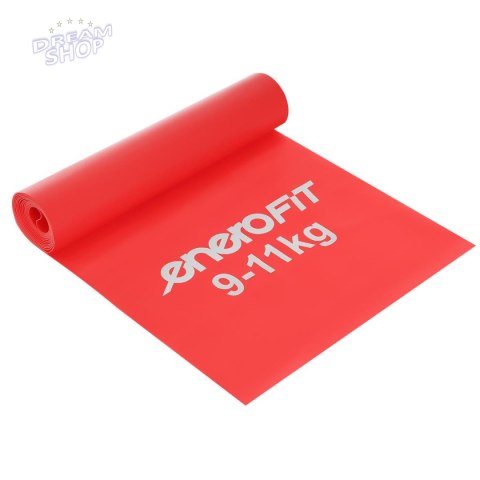 TAŚMA TRENINGOWA GUMA OPOROWA DO ĆWICZEŃ 200x15cm 0,30mm 9-11 kg CZERWONA