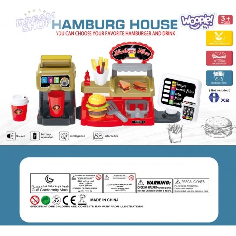 WOOPIE Fast Food XXL Sklep Restauracja Kasa + Dystrybutor Napojów WOOPIE Fast Food XXL Sklep Restauracja Kasa + Dystrybutor Napojów