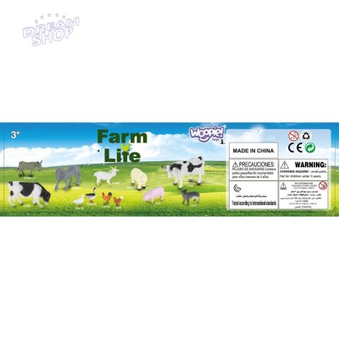 WOOPIE Zestaw Figurki Zwierzęta Farma 34 szt.