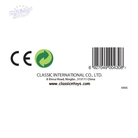 CLASSIC WORLD Drewniana Literka D