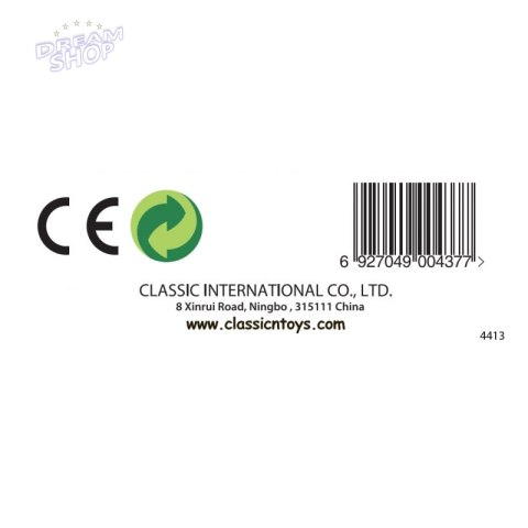 CLASSIC WORLD Drewniana Literka K CLASSIC WORLD Drewniana Literka K