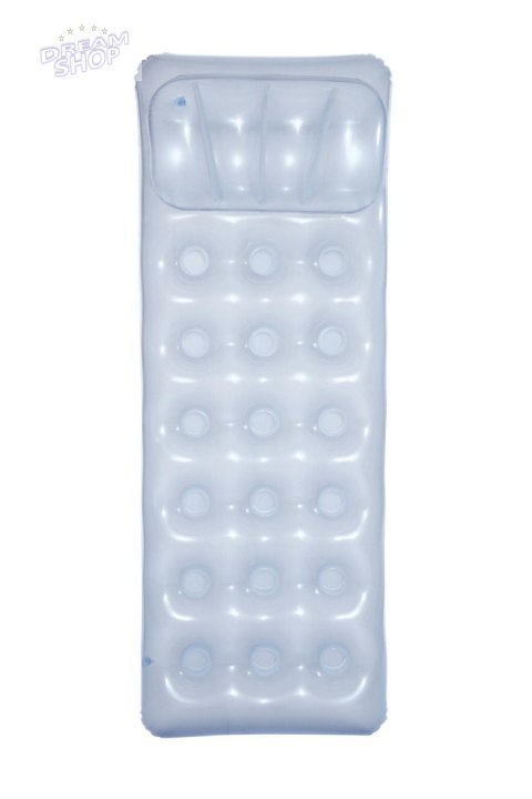 Dmuchany Materac plażowy Srebrny metalik 188x71cm BESTWAY + Zestaw naprawczy Dmuchany Materac plażowy Srebrny metalik 188x71cm BESTWAY + Zestaw naprawczy