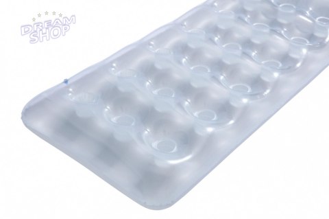 Dmuchany Materac plażowy Srebrny metalik 188x71cm BESTWAY + Zestaw naprawczy Dmuchany Materac plażowy Srebrny metalik 188x71cm BESTWAY + Zestaw naprawczy