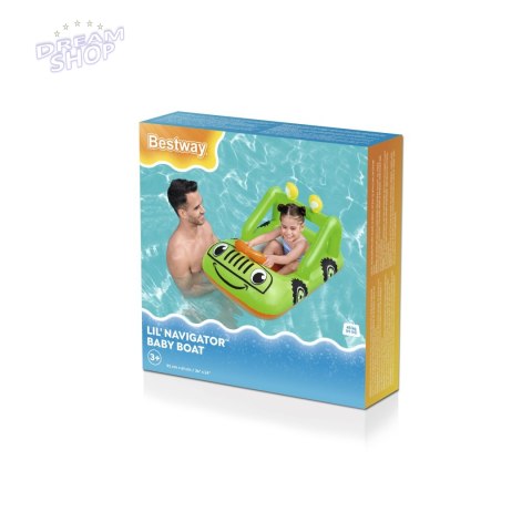 Dmuchany Ponton do pływania Autko dla dzieci 3+ BESTWAY 92x61cm + Ruchoma kierownica Dmuchany Ponton do pływania Autko dla dzieci 3+ BESTWAY 92x61cm + Ruchoma kierownica