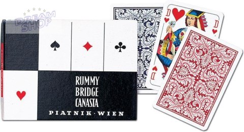 Karty standard "Wiedeńskie nieco większe" PIATNIK