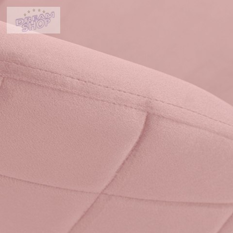 Krzesło aksamitne FARGO GOLD Velvet Różowe Krzesło aksamitne FARGO GOLD Velvet Różowe