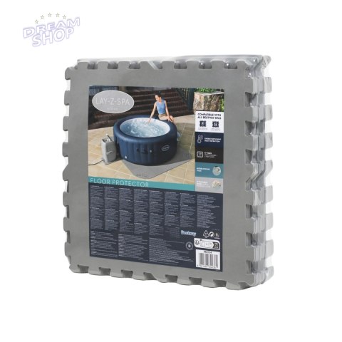 Mata ochronna pod Jacuzzi Lay-Z-Spa BESTWAY Puzzle + Mata pod pompę 25 el. Mata ochronna pod Jacuzzi Lay-Z-Spa BESTWAY Puzzle + Mata pod pompę 25 el.
