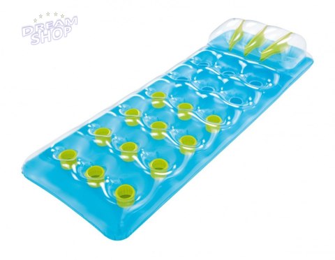 Neonowy Materac plażowy BESTWAY Niebieski 188x71cm + Zestaw naprawczy Neonowy Materac plażowy BESTWAY Niebieski 188x71cm + Zestaw naprawczy