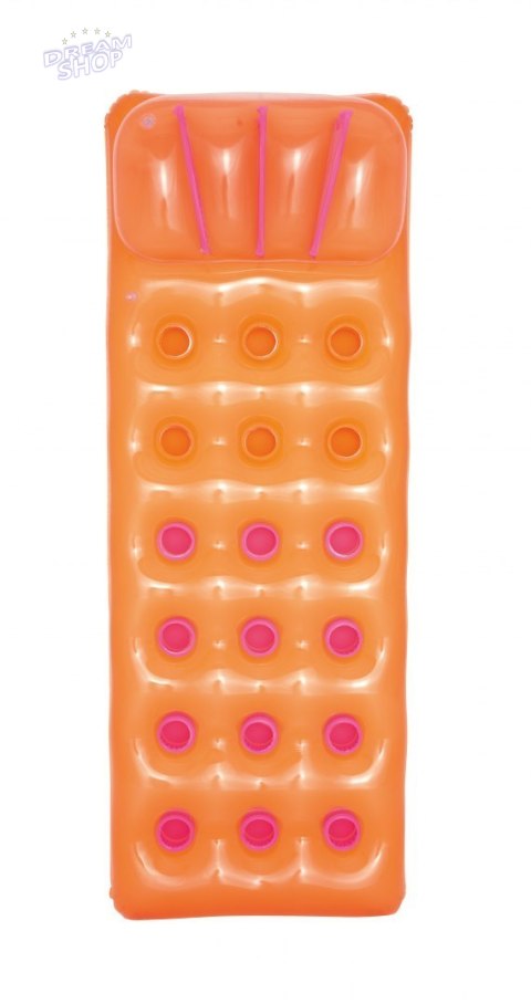 Neonowy Materac plażowy BESTWAY Pomarańczowy 188x71cm + Zestaw naprawczy Neonowy Materac plażowy BESTWAY Pomarańczowy 188x71cm + Zestaw naprawczy