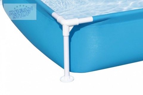 Ogrodowy Basen stelażowy dla dzieci 2+ BESTWAY Kwadrat 122x122x30,5cm Ogrodowy Basen stelażowy dla dzieci 2+ BESTWAY Kwadrat 122x122x30,5cm