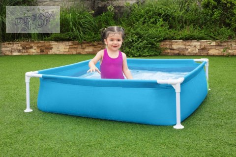 Ogrodowy Basen stelażowy dla dzieci 2+ BESTWAY Kwadrat 122x122x30,5cm Ogrodowy Basen stelażowy dla dzieci 2+ BESTWAY Kwadrat 122x122x30,5cm