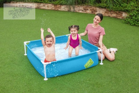Ogrodowy Basen stelażowy dla dzieci 2+ BESTWAY Kwadrat 122x122x30,5cm Ogrodowy Basen stelażowy dla dzieci 2+ BESTWAY Kwadrat 122x122x30,5cm