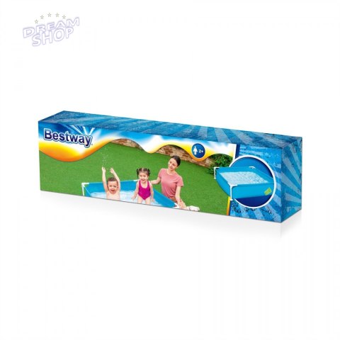 Ogrodowy Basen stelażowy dla dzieci 2+ BESTWAY Kwadrat 122x122x30,5cm Ogrodowy Basen stelażowy dla dzieci 2+ BESTWAY Kwadrat 122x122x30,5cm